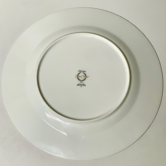 Vintage Discontinued NORITAKE GOLDEN COVE Gold Trim 10.75” Dinner Plate - Picture 5 of 9